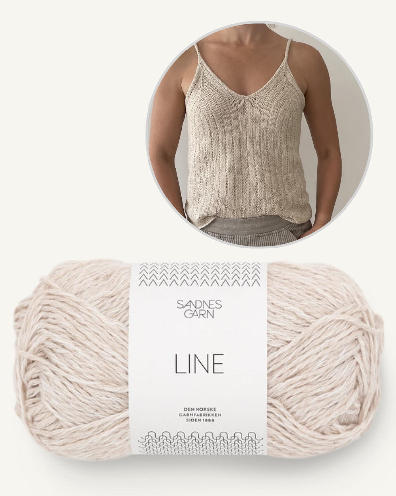 Coco Amour Knitwear Margot Camisole aus Line von Sandnes Garn 4