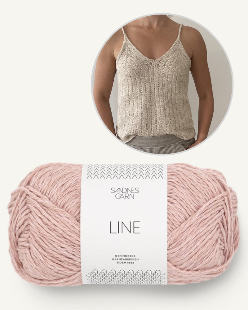 Coco Amour Knitwear Margot Camisole aus Line von Sandnes Garn 7