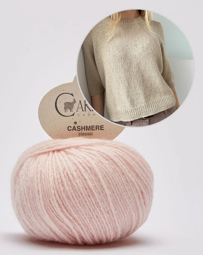 Maria Blouse - kurze Ärmel | bezaubernd weiches Shirt aus Classic Cashmere von Cardiff
