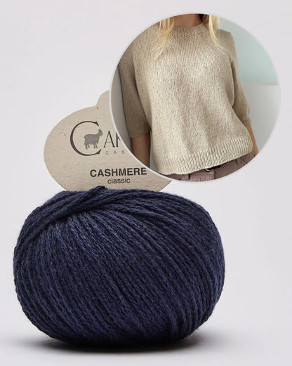 Maria Blouse - kurze Ärmel | bezaubernd weiches Shirt aus Classic Cashmere von Cardiff