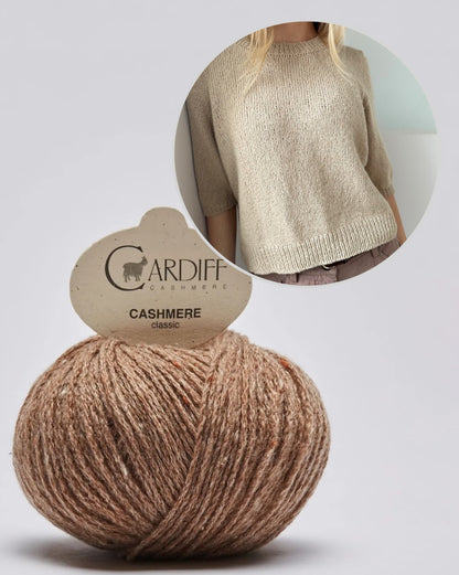 Maria Blouse - kurze Ärmel | bezaubernd weiches Shirt aus Classic Cashmere von Cardiff