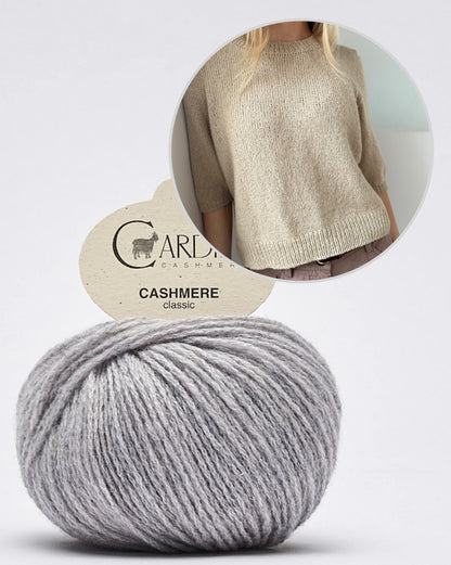 Maria Blouse - kurze Ärmel | bezaubernd weiches Shirt aus Classic Cashmere von Cardiff