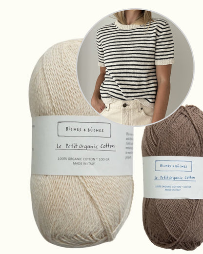 Maritime Tee | sommerliche Streifen aus Le Petit Organic Cotton von Biches & Bûches