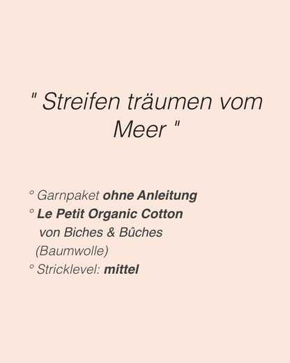 Maritime Tee | sommerliche Streifen aus Le Petit Organic Cotton von Biches & Bûches