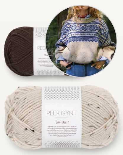 Marius Women’s Sweater | Fantastically Beautiful Norwegian Sweater with Peer Gynt by Sandnes Garn