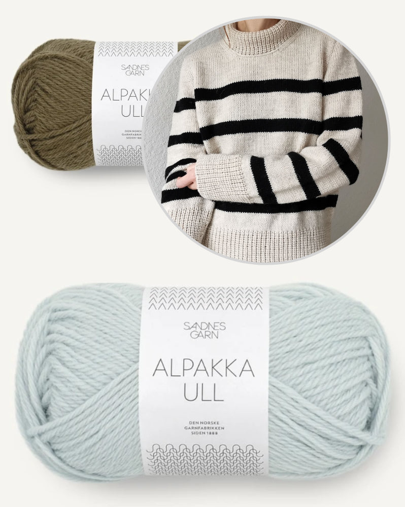 Maxime Sweater von Paula-m mit Alpakka Ull von Sandnes Garn 11