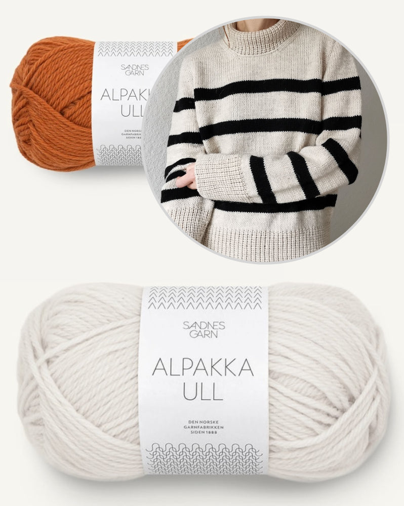 Maxime Sweater von Paula-m mit Alpakka Ull von Sandnes Garn 8