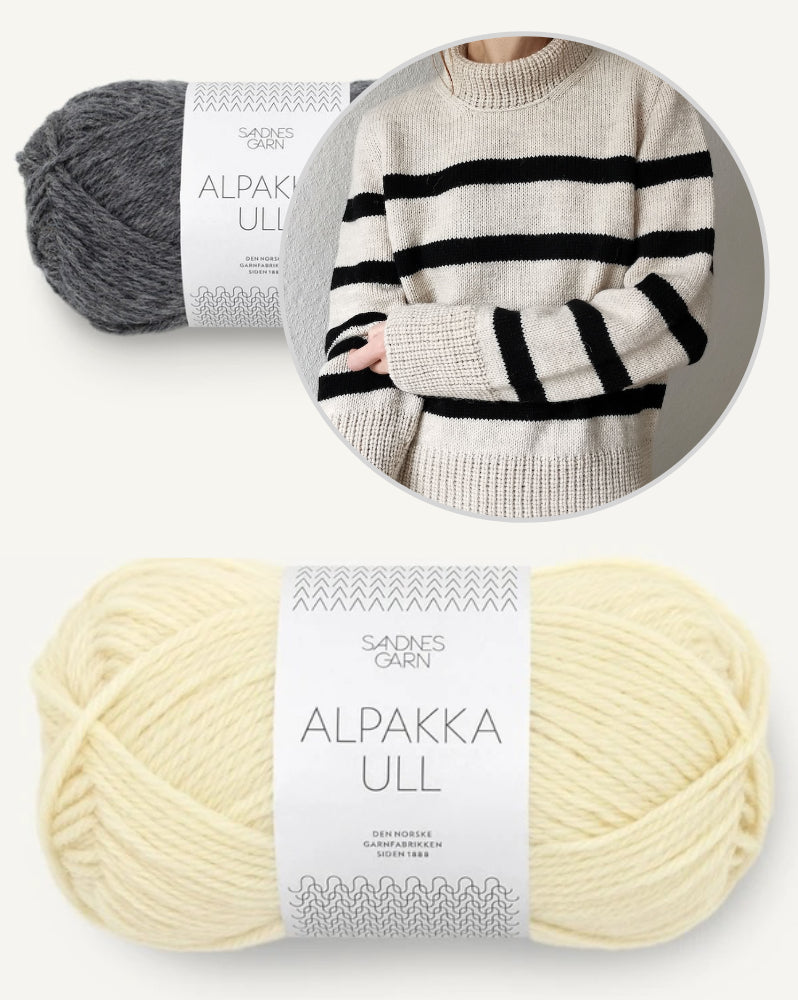 Maxime Sweater von Paula-m mit Alpakka Ull von Sandnes Garn 9