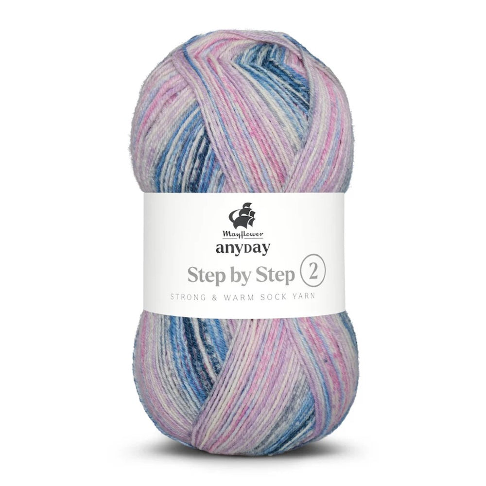 Anyday Step by Step 2 | traumschönes Sockengarn