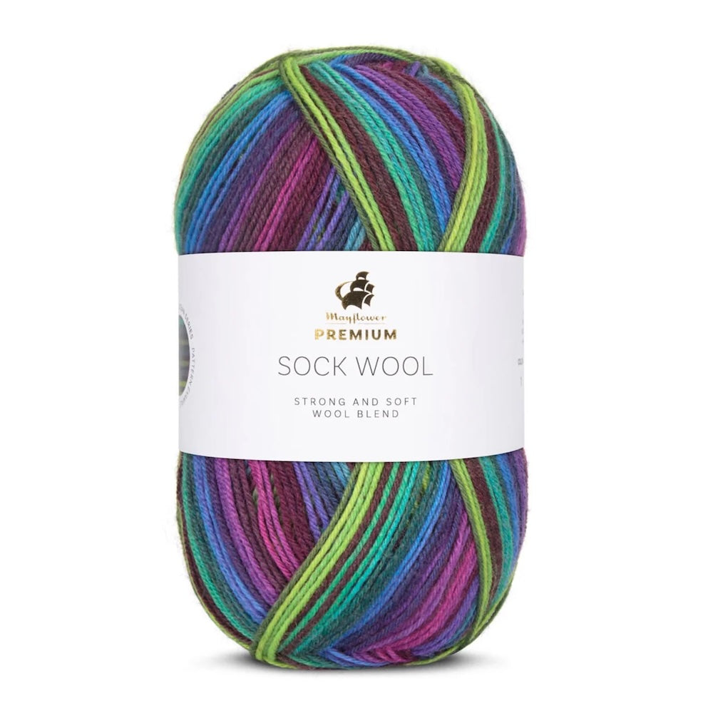 Premium Sock Wool Ocean | träum´dich ans Meer mit diesem schönen Sockengarn