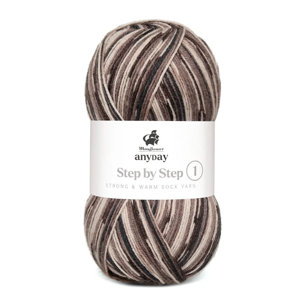 Anyday Step by Step 1 | Socken mit zurückhaltendem Farbmuster