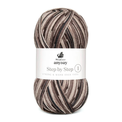 Anyday Step by Step 1 | Socken mit zurückhaltendem Farbmuster