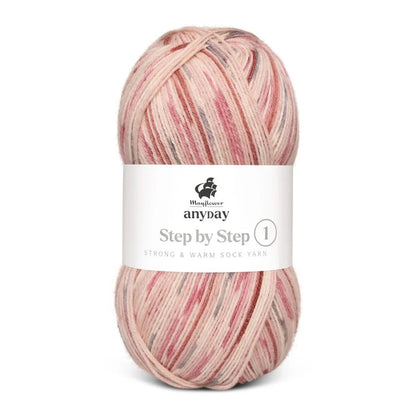 Anyday Step by Step 1 | Socken mit zurückhaltendem Farbmuster
