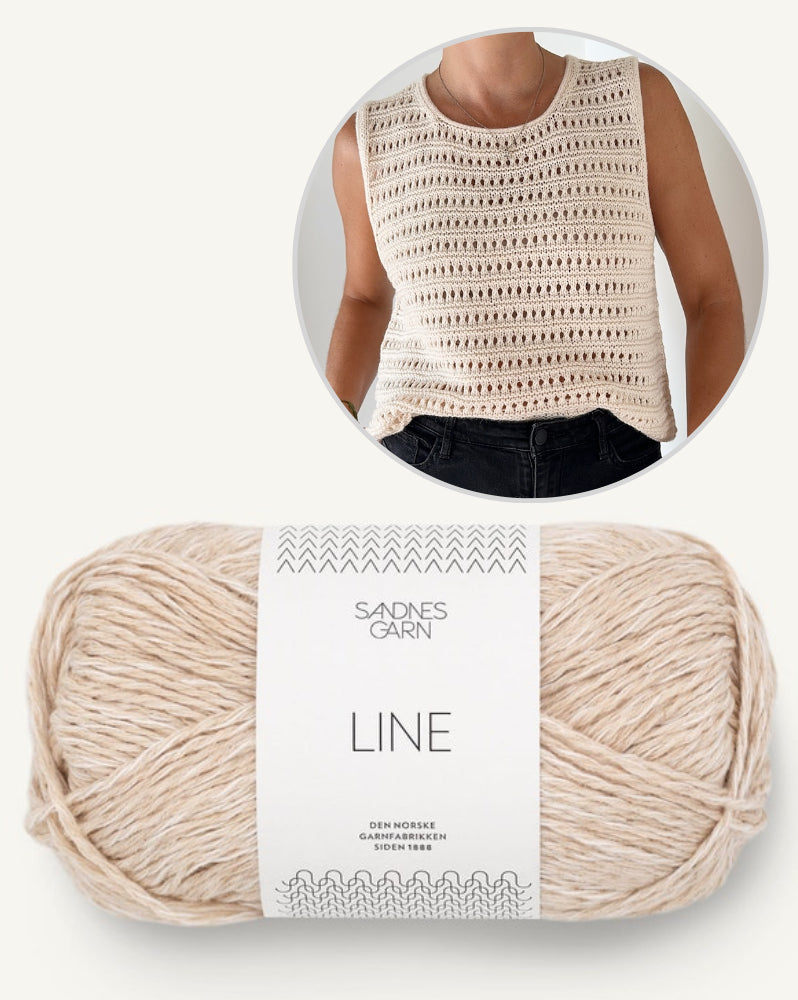Caidree Boden Shirt mit Line von Sandnes Garn 12
