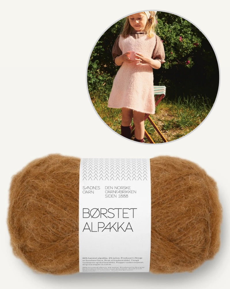 Sandnes 2506 Meadow Dress Junior mit Borstet Alpakka 9