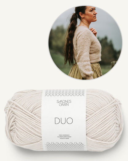 Meadowflower Cardigan - Sandnes Edition | leicht und sommerlich aus Duo von Sandnes Garn