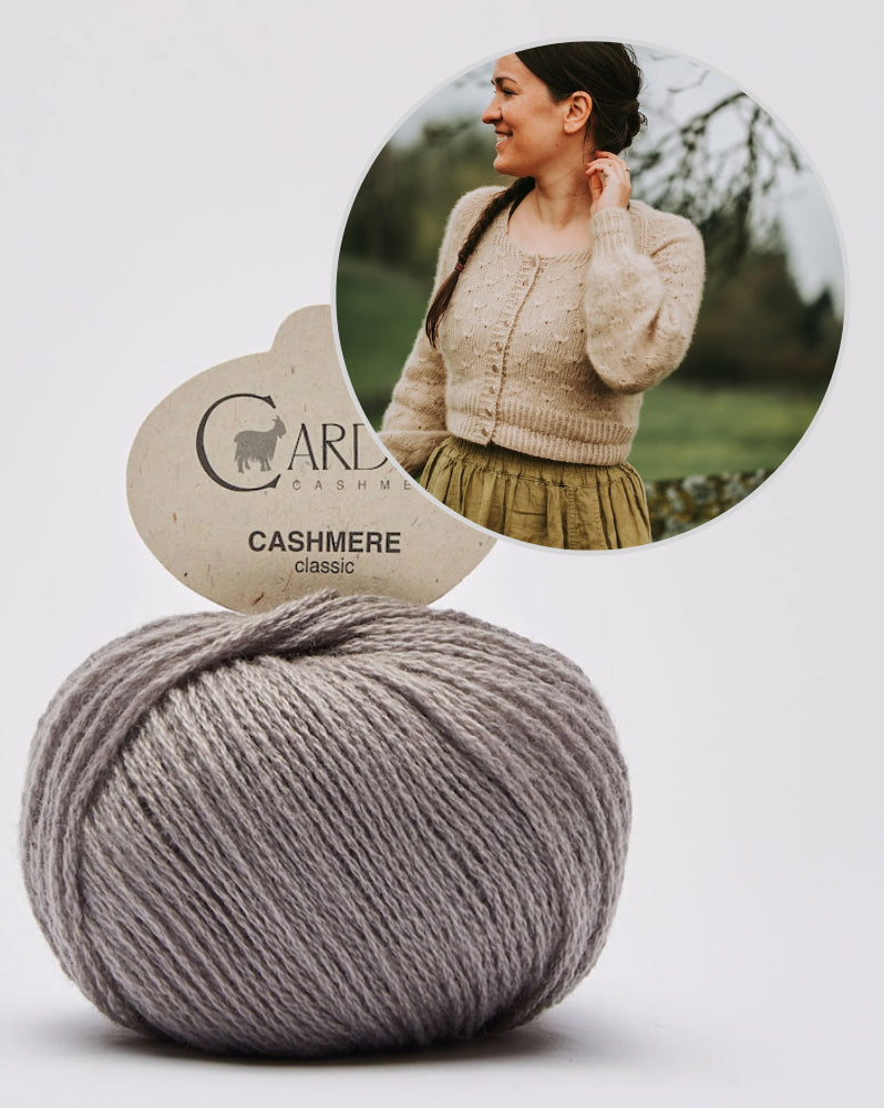 Meadowflower Cardigan von Kleinigkeitenliebe mit Classic Cashmere von Cardiff 13