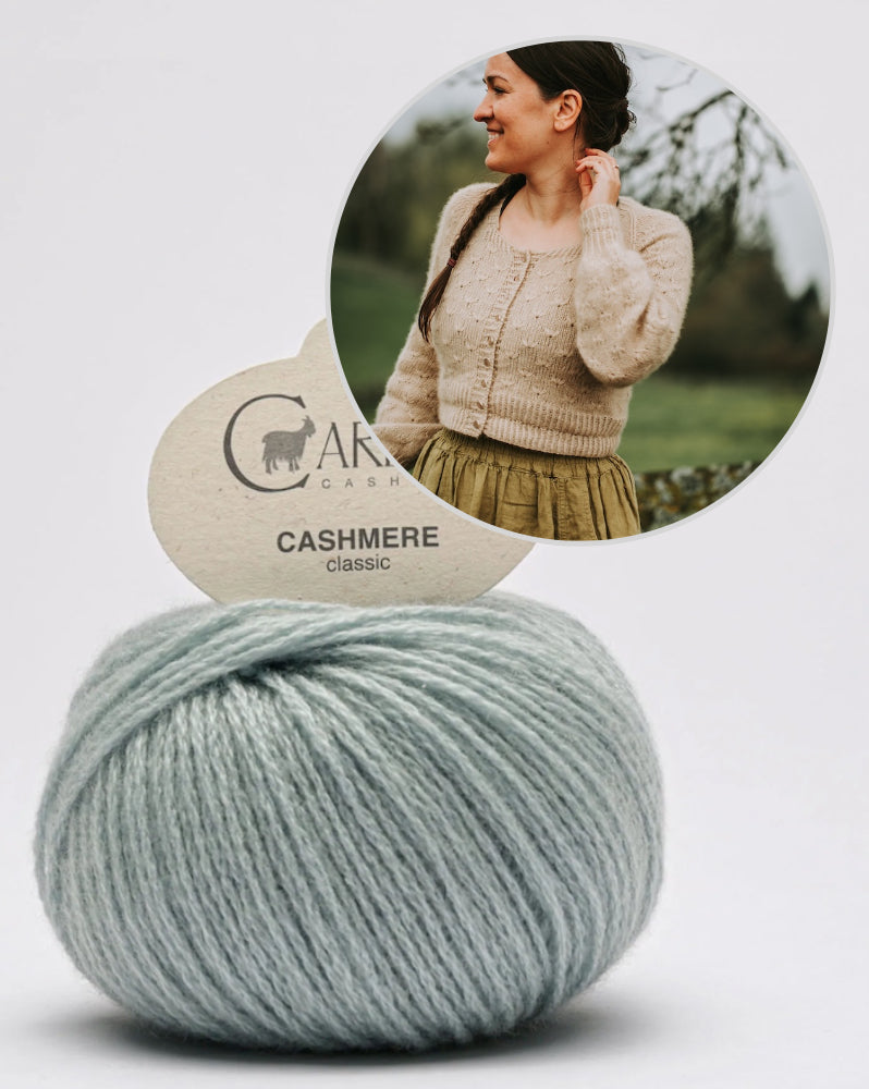 Meadowflower Cardigan von Kleinigkeitenliebe mit Classic Cashmere von Cardiff 15