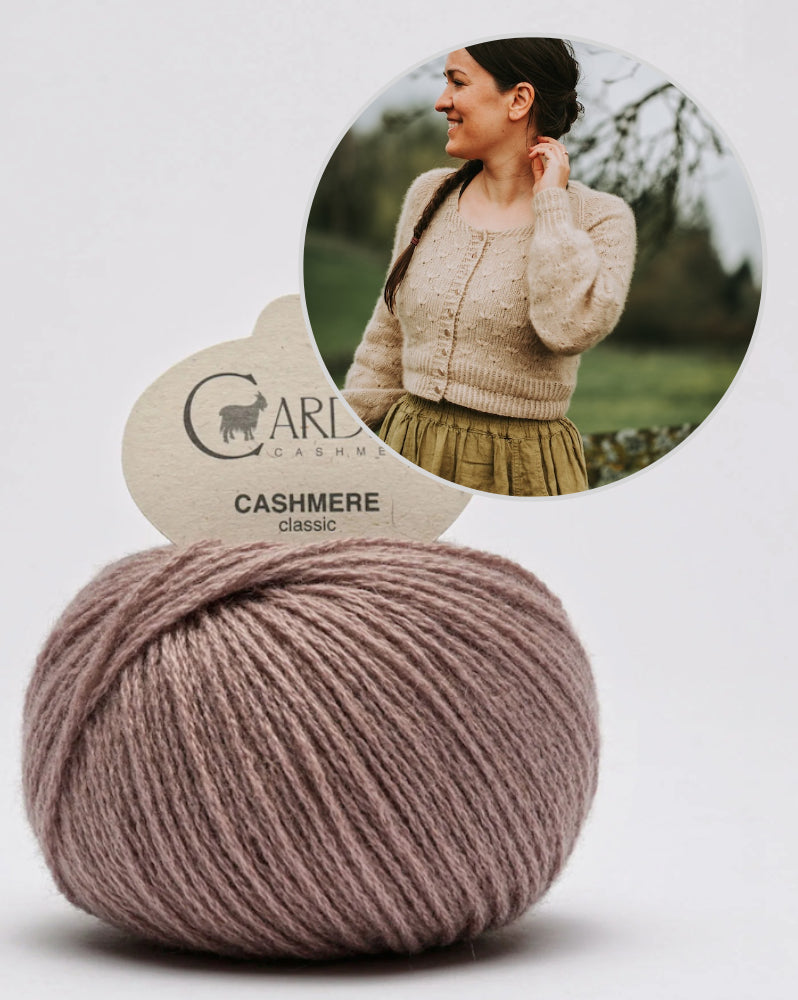 Meadowflower Cardigan von Kleinigkeitenliebe mit Classic Cashmere von Cardiff 17
