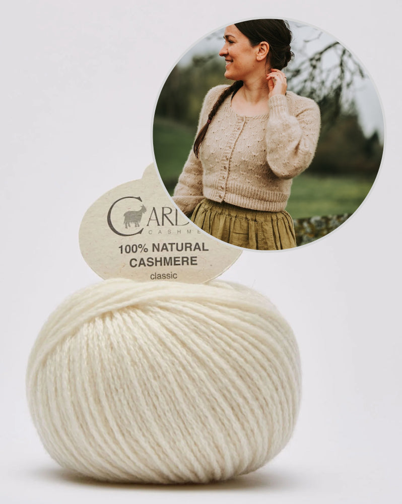 Meadowflower Cardigan von Kleinigkeitenliebe mit Classic Cashmere von Cardiff 14