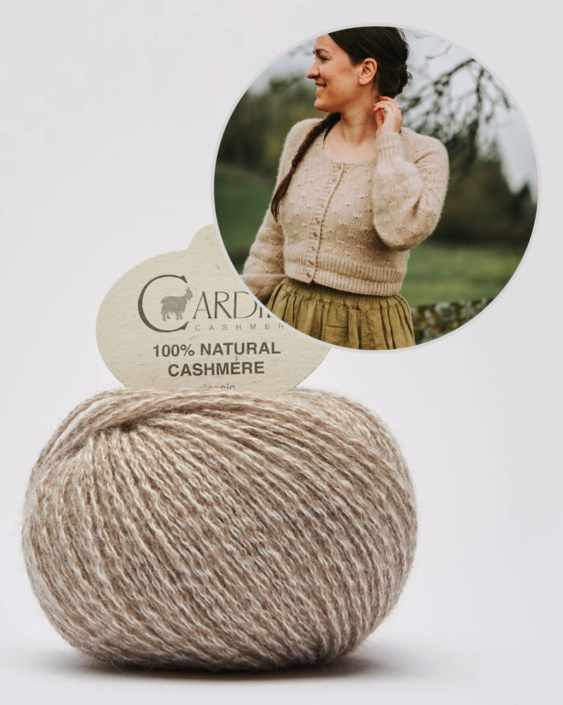 Meadowflower Cardigan von Kleinigkeitenliebe mit Classic Cashmere von Cardiff 11