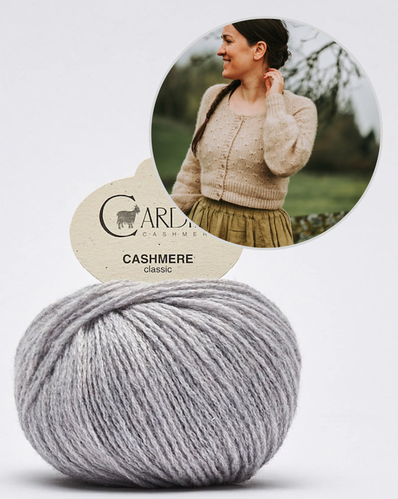 Meadowflower Cardigan von Kleinigkeitenliebe mit Classic Cashmere von Cardiff 16