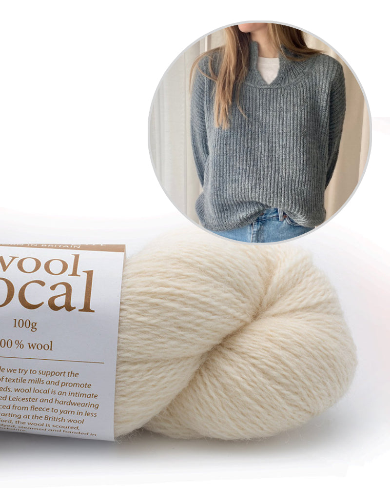 Elsbeth Judith Medvind Sweater aus Wool Local von Erika Knight 10