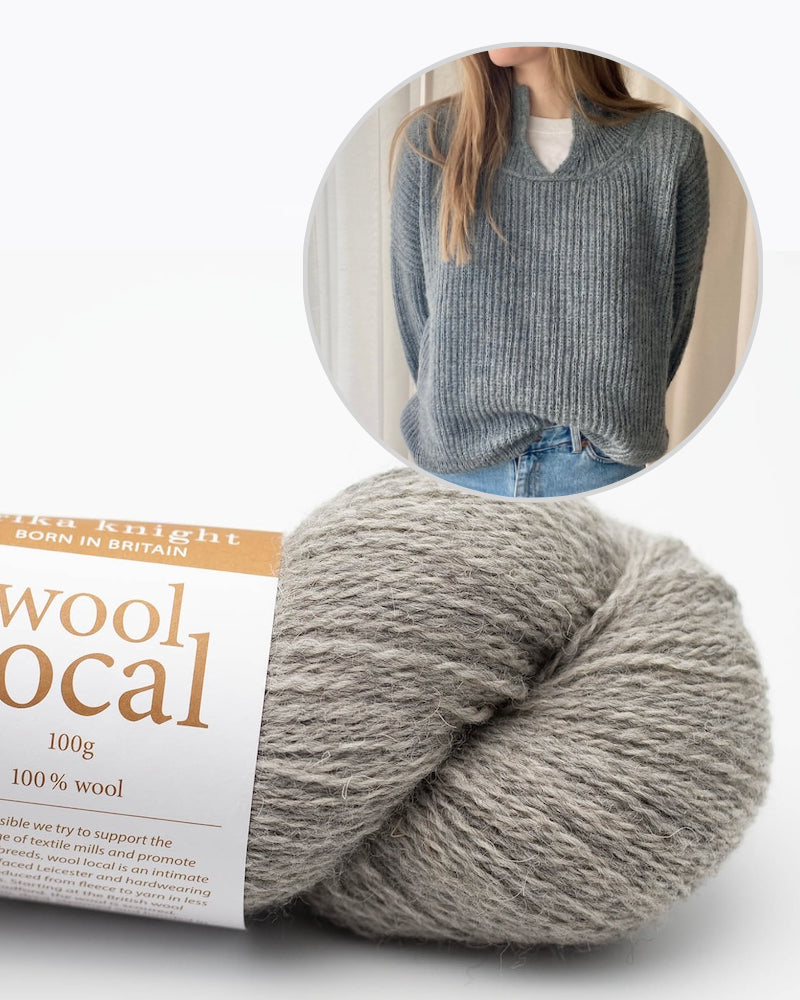 Elsbeth Judith Medvind Sweater aus Wool Local von Erika Knight 8