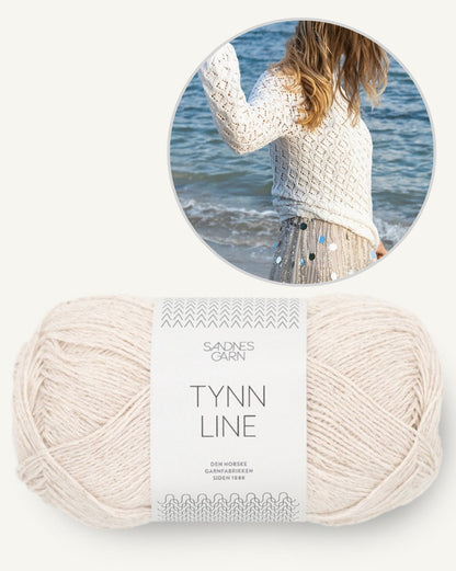 Meeresbrise Pullover | perfekt für den Urlaub aus Tynn Line von Sandnes Garn