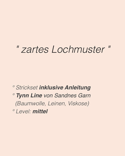 Meeresbrise Pullover | perfekt für den Urlaub aus Tynn Line von Sandnes Garn