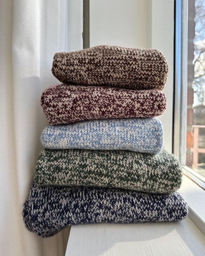 PetiteKnit, Melange Sweater, Tynn Peer Gynt, Farbe: marine 6