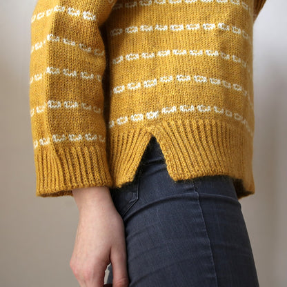 Sticky Sweet Sweater | lässige Streifen mit Sayama und Mohair Bliss von Pascuali