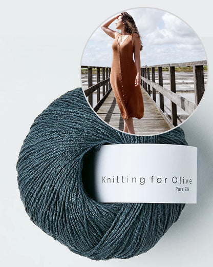 Melides Dress von vert knit mit Pure Silk von Knitting for Olive 15