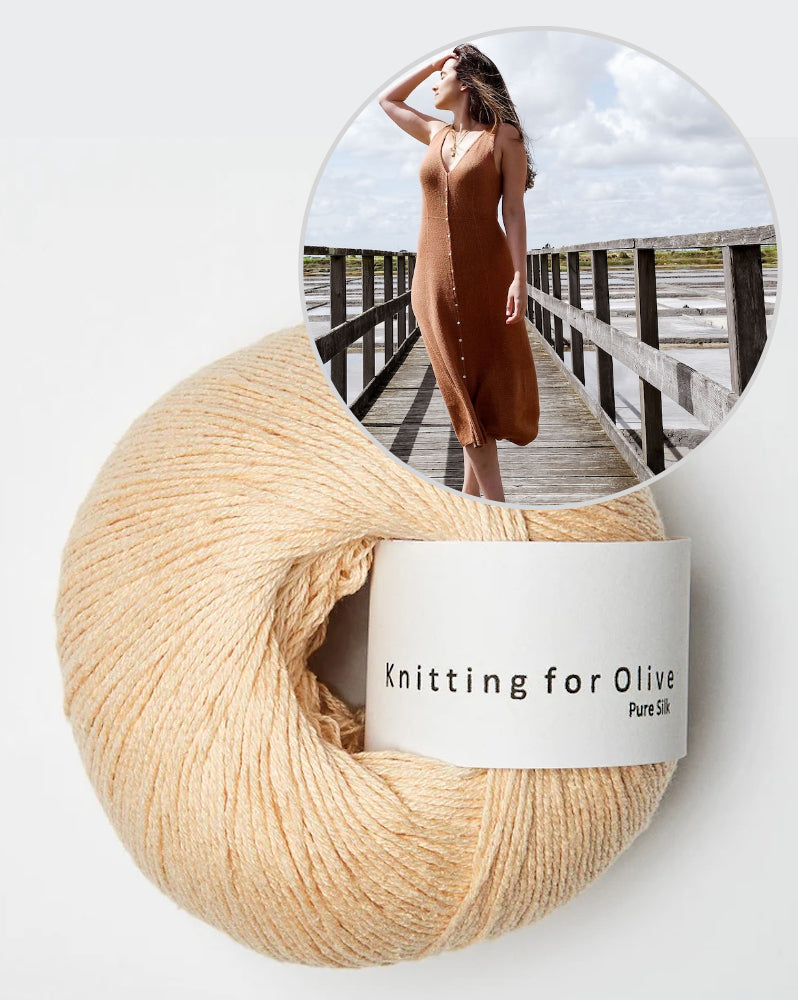 Melides Dress von vert knit mit Pure Silk von Knitting for Olive 13