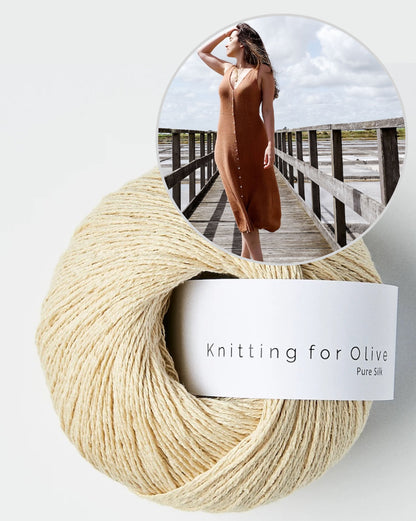 Melides Dress von vert knit mit Pure Silk von Knitting for Olive 11