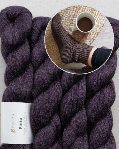 Melitta Socken | anschmiegsame Rippen aus Pinta von Pascuali