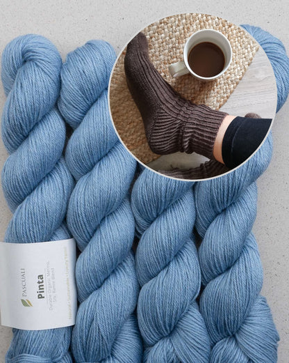 Melitta Socken | anschmiegsame Rippen aus Pinta von Pascuali