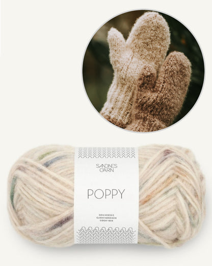 Mellow Mittens | with free pattern, beautiful mittens with Poppy from Sandnes Garn 