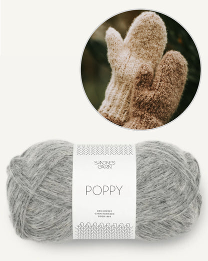 Mellow Mittens | with free pattern, beautiful mittens with Poppy from Sandnes Garn 