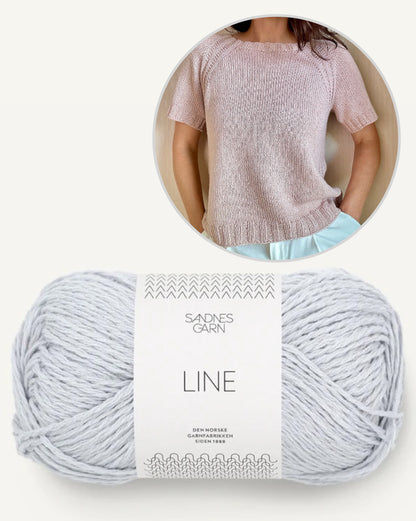 Mellow Mood Top | Basic Shirt, luftig weich aus Line von Sandnes Garn