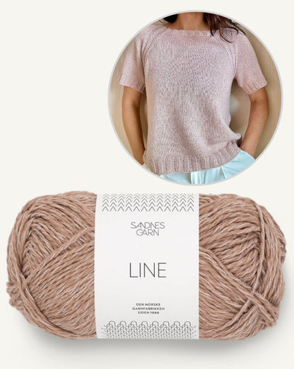Mellow Mood Top | Basic Shirt, luftig weich aus Line von Sandnes Garn