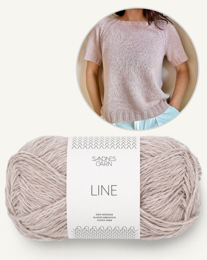 Mellow Mood Top | Basic Shirt, luftig weich aus Line von Sandnes Garn
