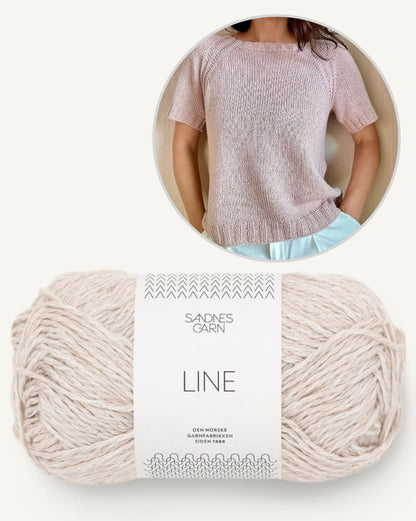 Mellow Mood Top | Basic Shirt, luftig weich aus Line von Sandnes Garn