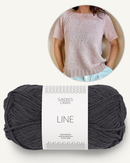 Mellow Mood Top | Basic Shirt, luftig weich aus Line von Sandnes Garn