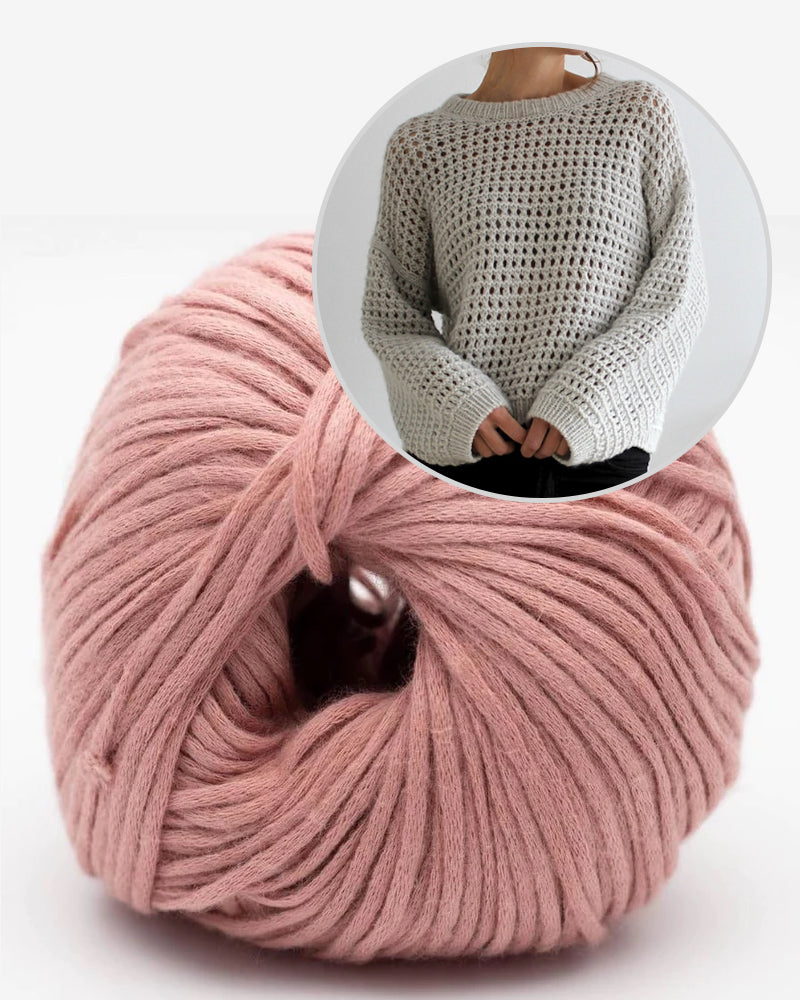 Paula-m Mesh Sweater aus Cashmere Vegsan von Kremke Soul Wool 10