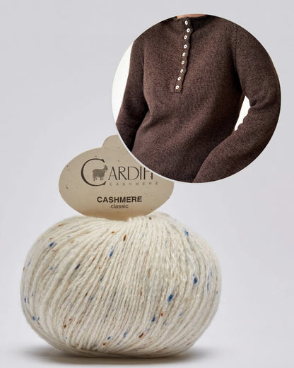 Blusa Mia | straordinariamente morbida, in cashmere classico di Cardiff