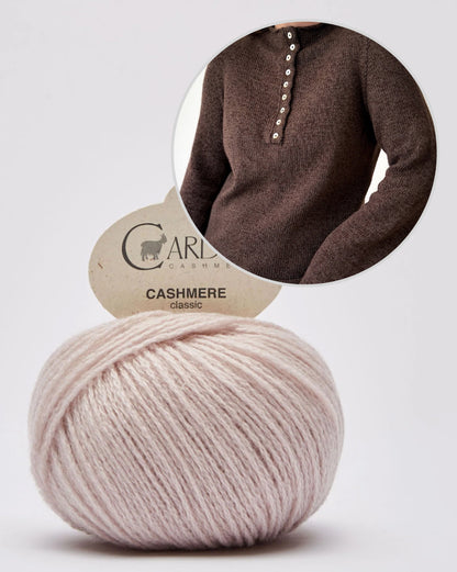 Blusa Mia | straordinariamente morbida, in cashmere classico di Cardiff