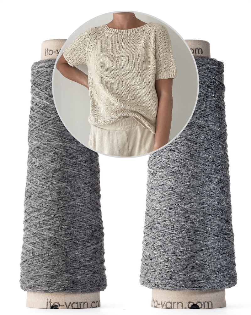 Mia Summer Tee von Coco Amour Knitwear mit Kosho und Kinu von ITO Yarn 8