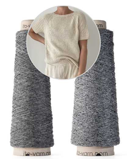 Mia Summer Tee von Coco Amour Knitwear mit Kosho und Kinu von ITO Yarn 8