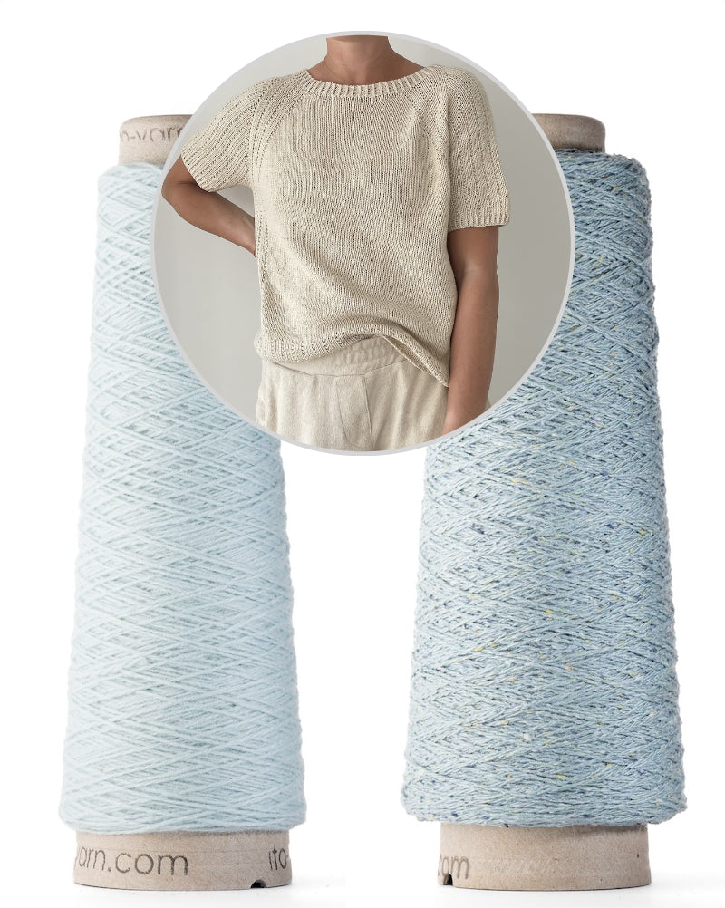 Mia Summer Tee von Coco Amour Knitwear mit Kosho und Kinu von ITO Yarn 11